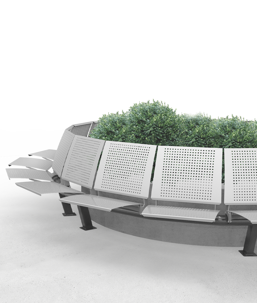 Referencia de diseño: Bancas para exterior